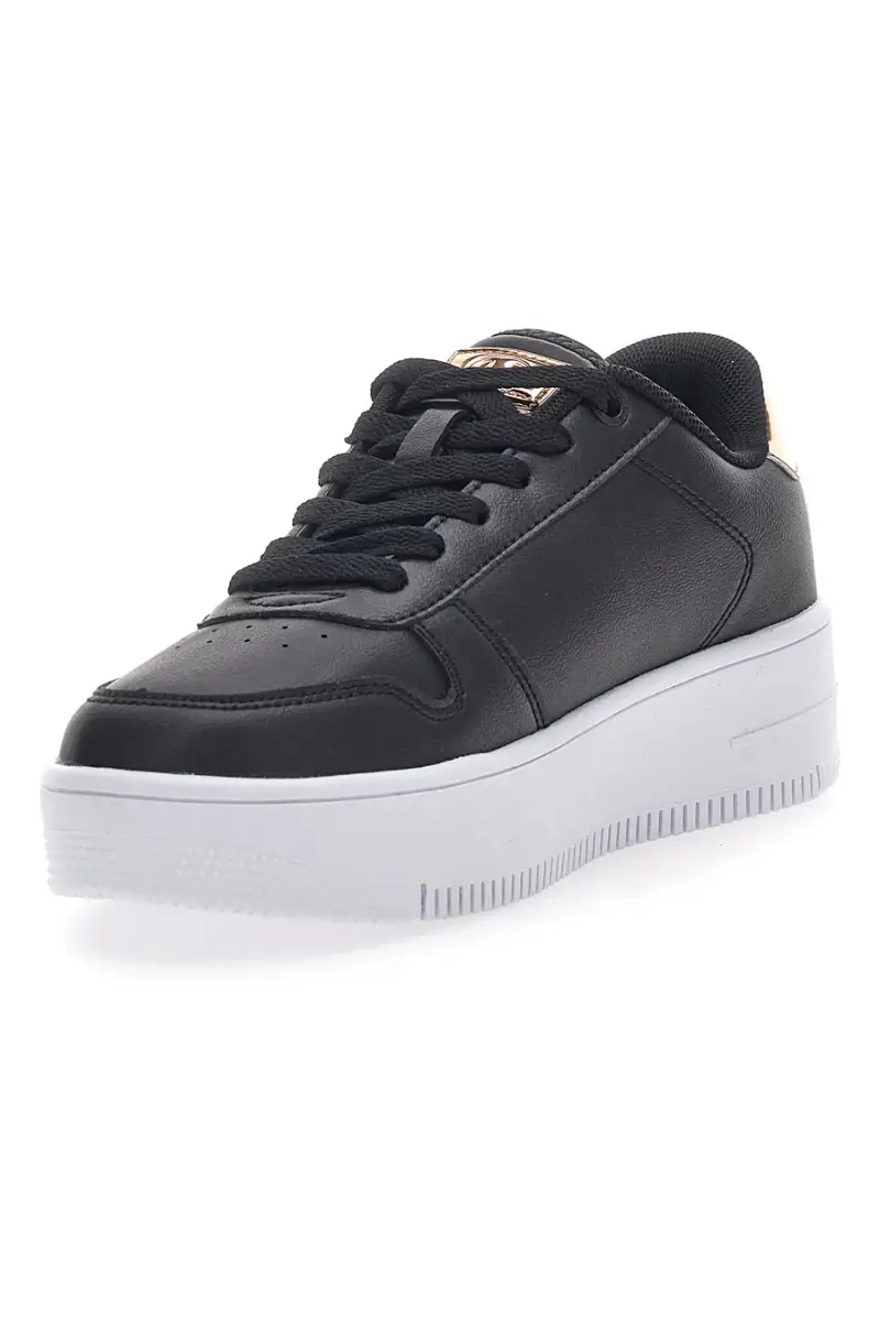 Sneakers Con Flatform Nere Champion Rebound Plat Metal [NERO miniatura 3
