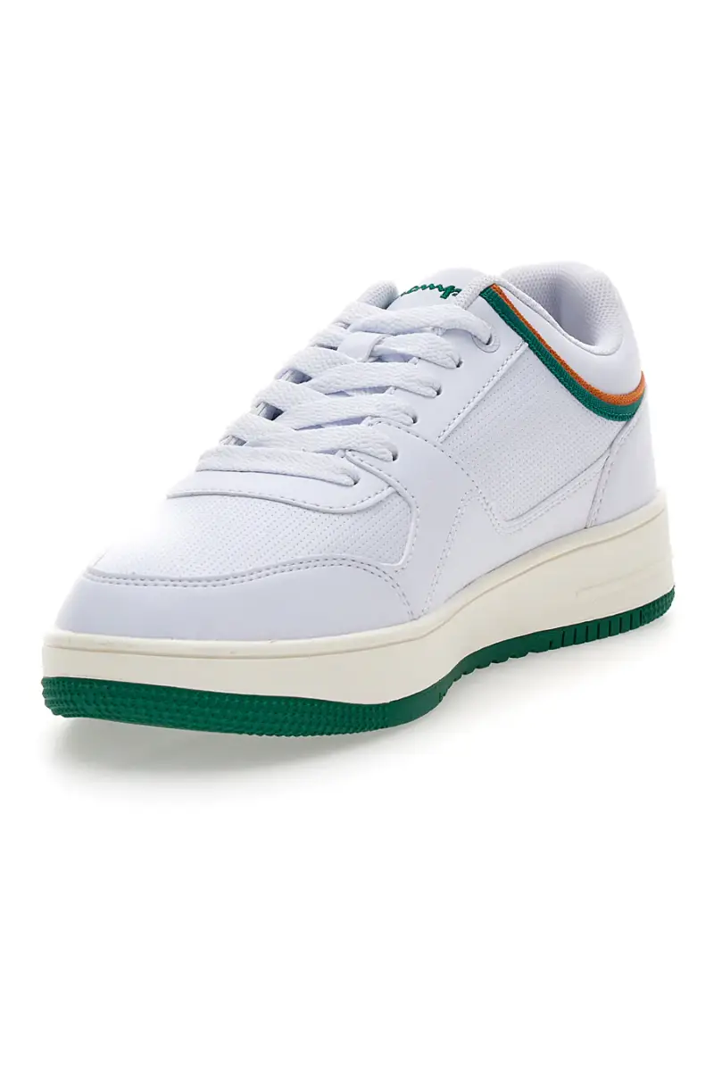 Sneakers da uomo bianche con dettagli verdi Champion RD18 Low [BIANCO] miniatura 3