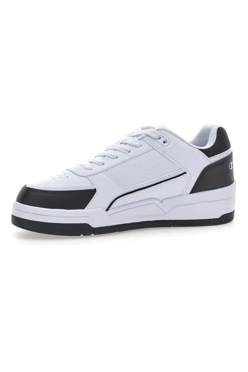 Sneakers da uomo bianche e nere basket style Champion RD18 Heritage Low [BIANCO] miniatura 4