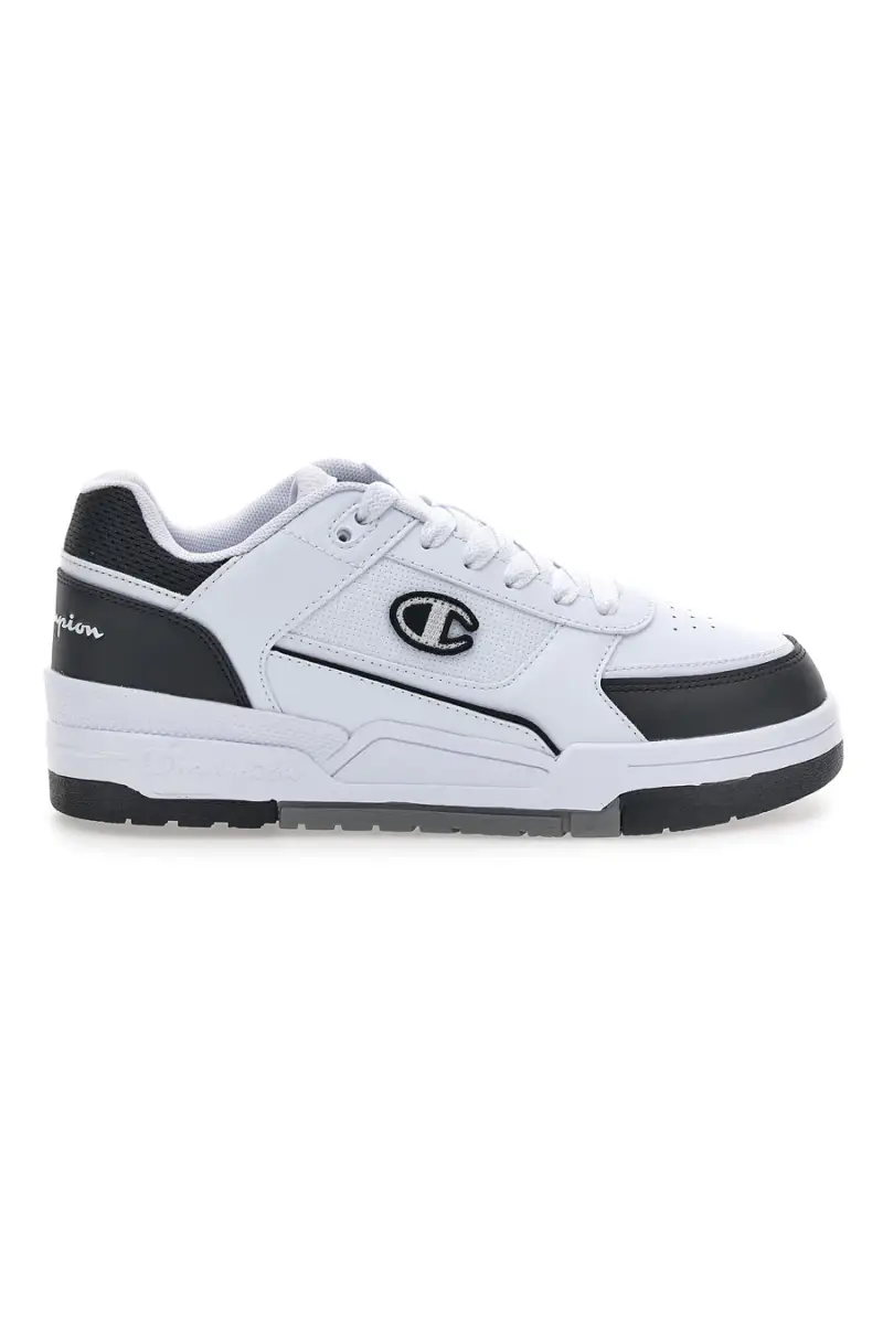 Sneakers da uomo bianche e nere basket style Champion RD18 Heritage Low [BIANCO]