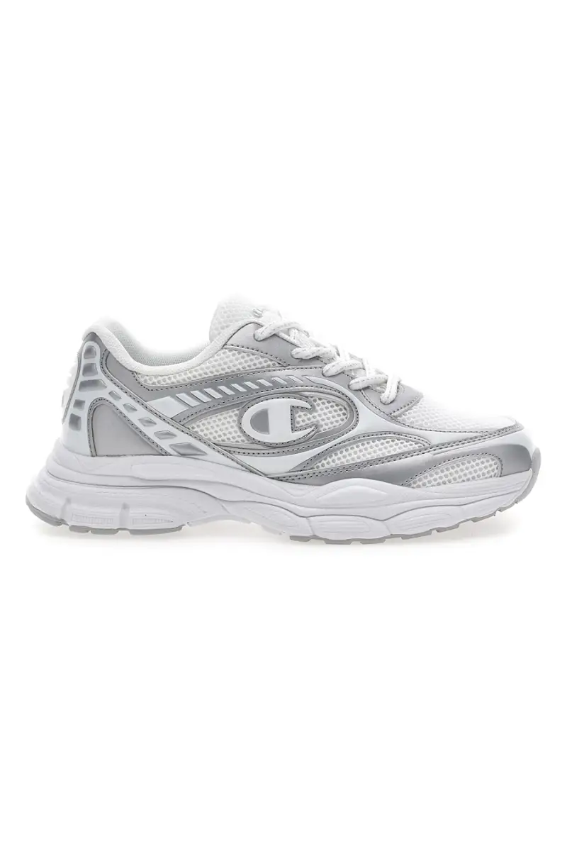 Sneakers grigie e bianche Champion Rt25 U Gs [WHITE