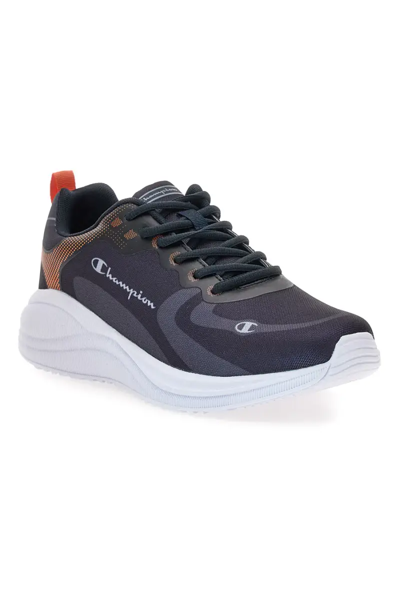 Sneakers grigio scuro con stampa grafica Champion SYPHON SCRIPT 2.0 [GRIGIO] miniatura 2