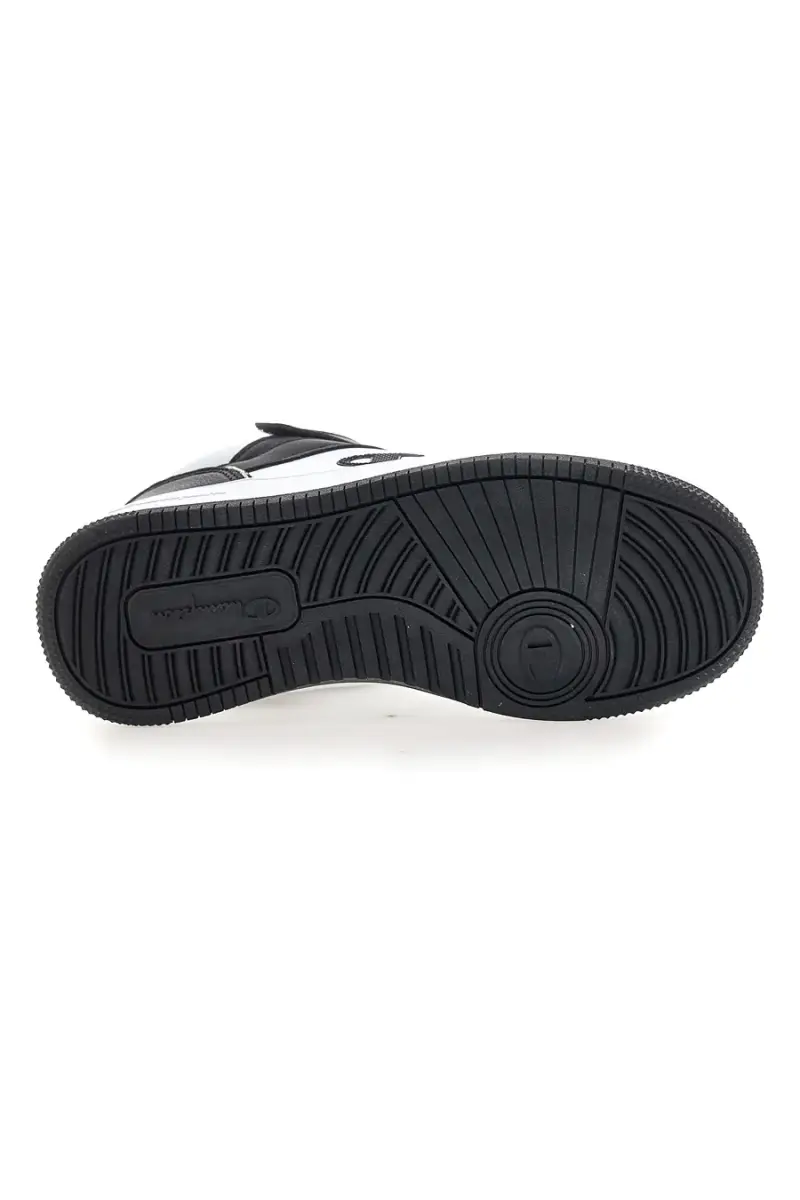 Sneakers mid bianche e blu con strappo Champion RD18 2 MID B PS [BIANCO] miniatura 5