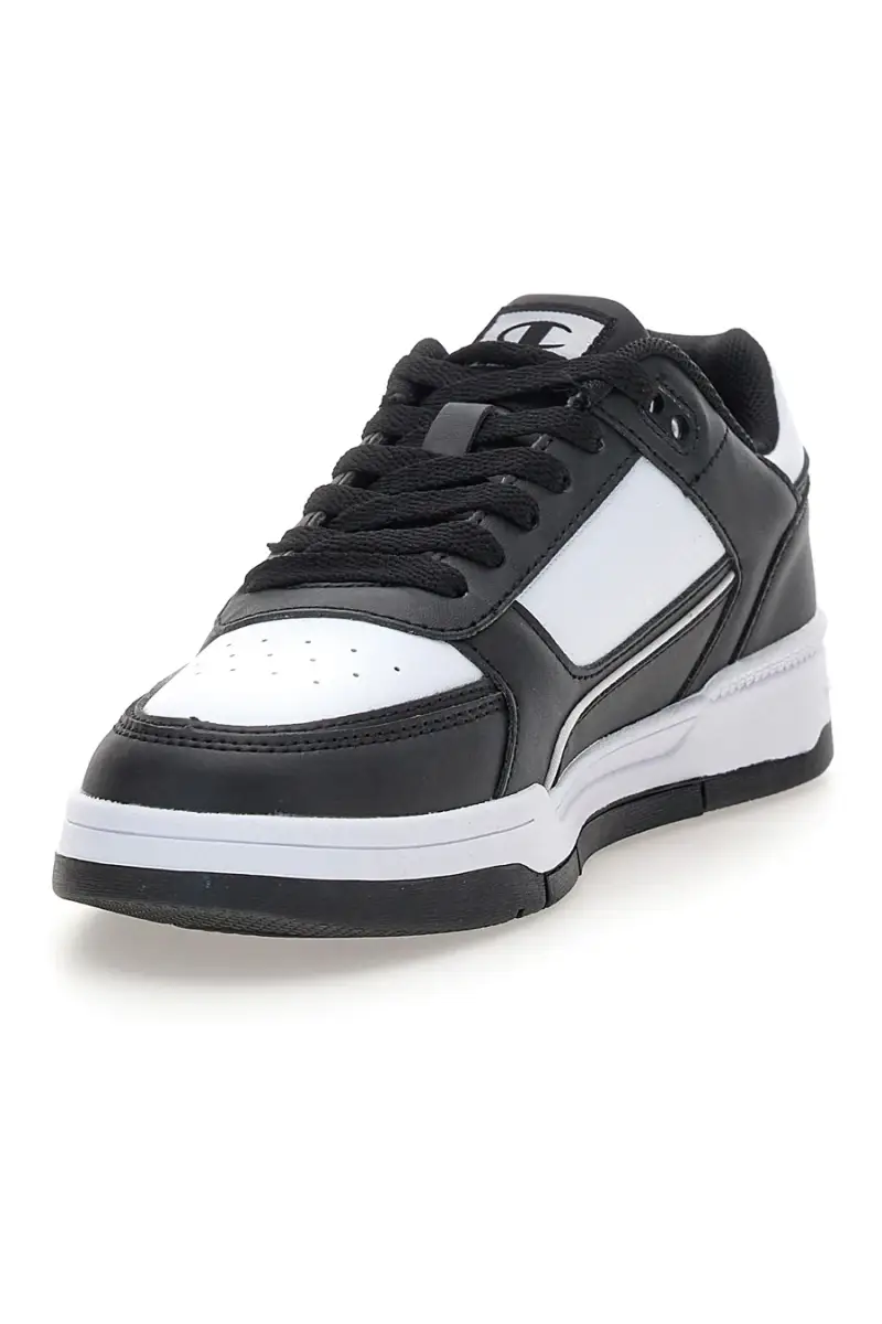 Sneakers mid bianche e nero con strappo Champion RD18 2 MID B PS [BIANCO miniatura 3