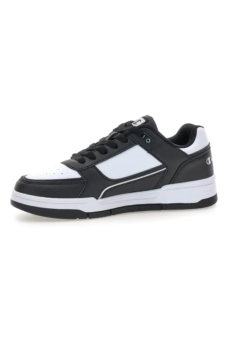Sneakers mid bianche e nero con strappo Champion RD18 2 MID B PS [BIANCO miniatura 4
