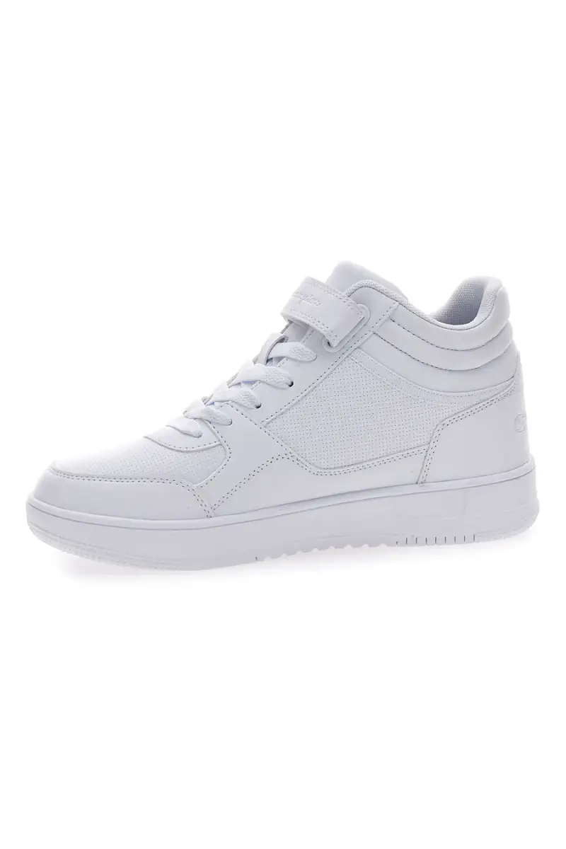 Sneakers Mid-Cut Bianche Alte con Velcro sulla Caviglia CHAMPION RD18 MID [BIANCO] miniatura 4