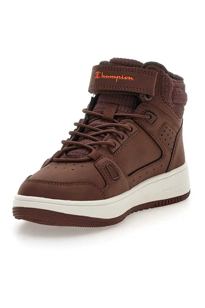 Sneakers mid marroni con strappo Champion RD18 Mid Comb B PS [MARRONE miniatura 4