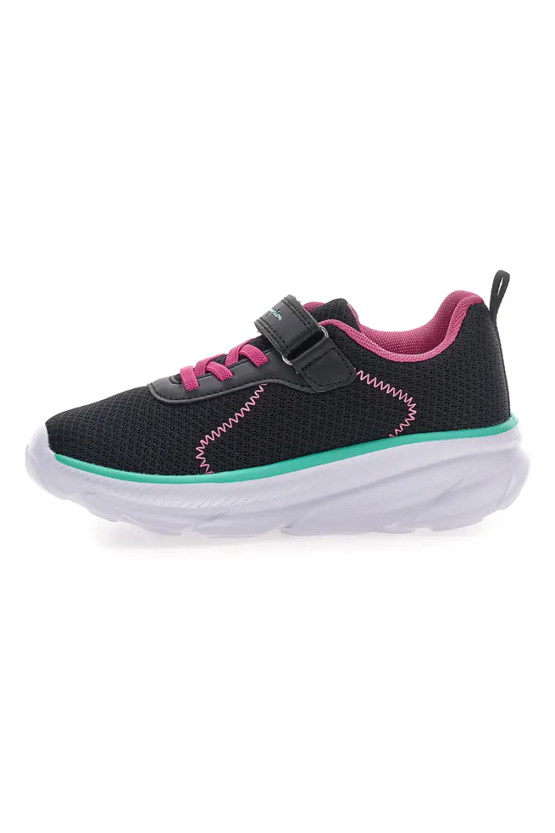 Sneakers nere con dettagli fucsia Champion Hro J G Ps [NERO] miniatura 4