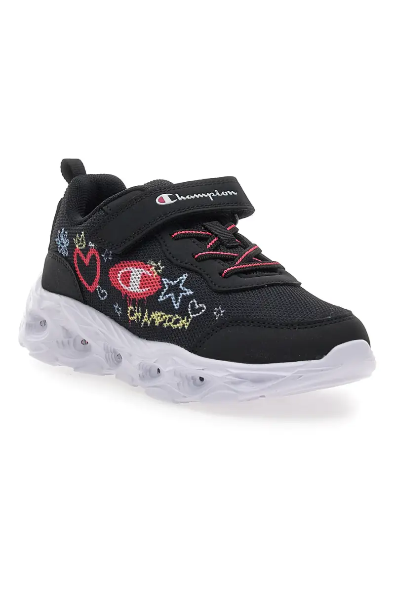 Sneakers nere con luci Champion Funfair Print G PS Low Cut Shoe [NBK] miniatura 2