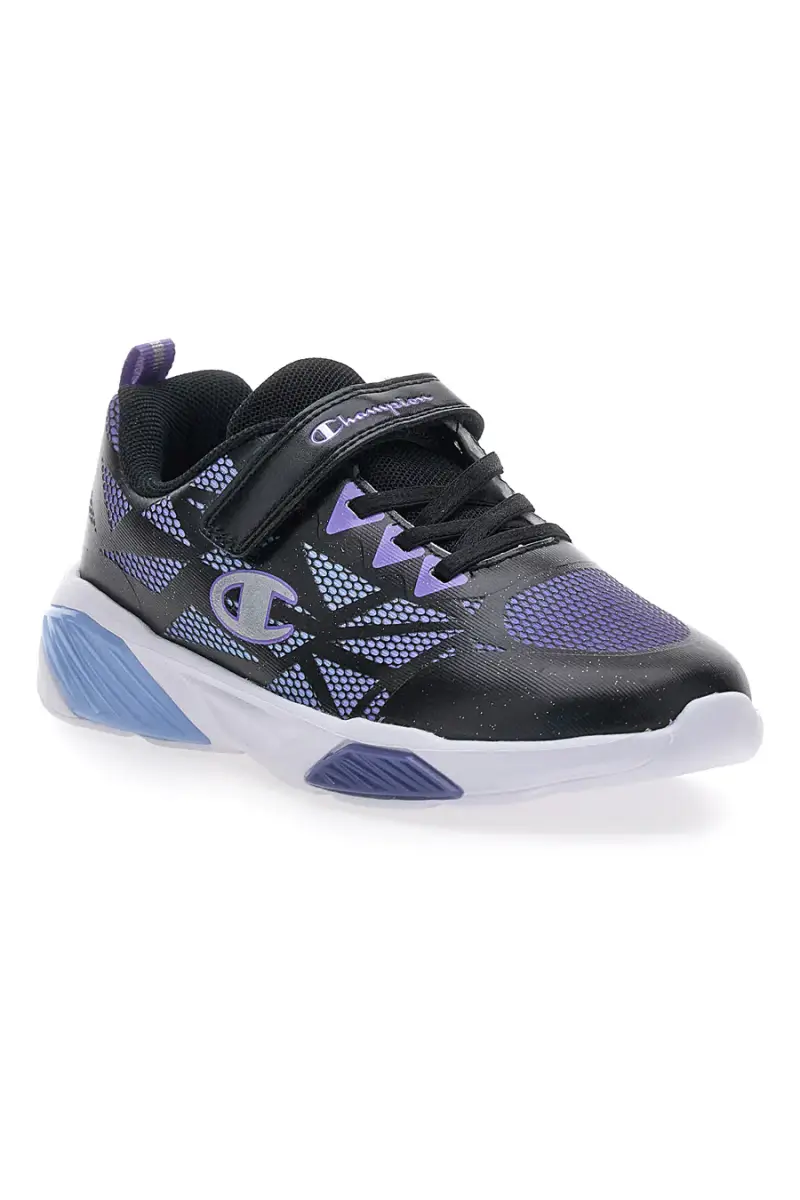 Sneakers nere con luci Champion Wave Tri G PS [NERO] miniatura 2