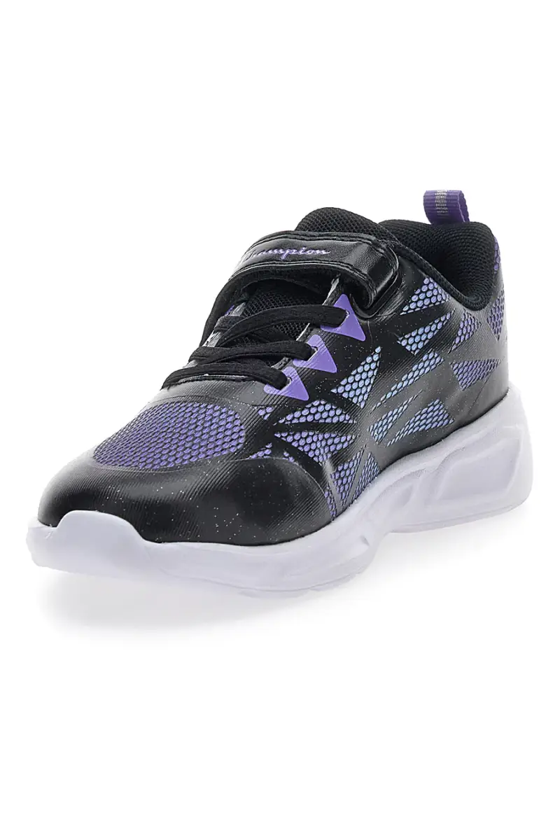 Sneakers nere con luci Champion Wave Tri G PS [NERO] miniatura 3