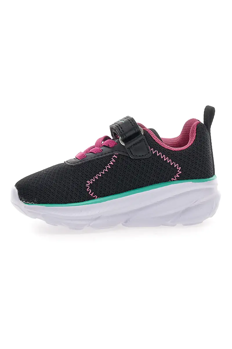 Sneakers nere e fuxia con strappo Champion HRO J G TD [NERO] miniatura 4