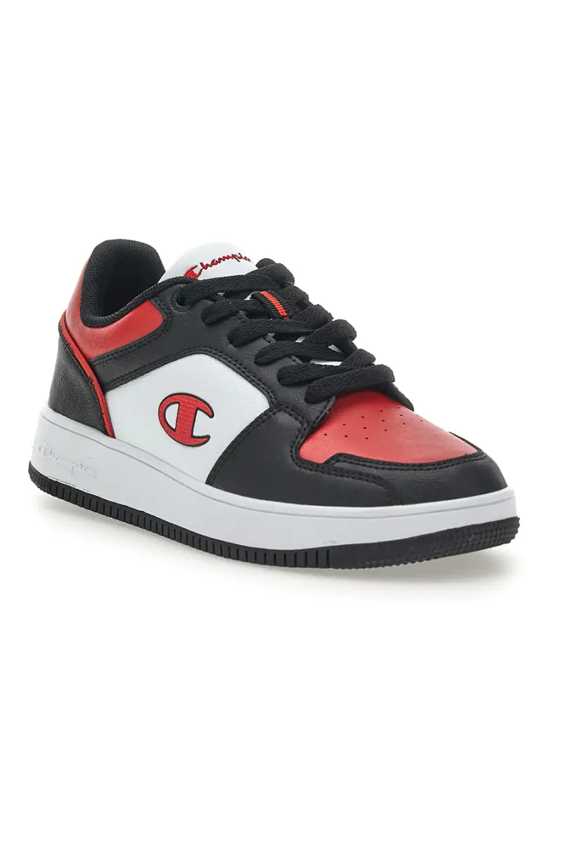 Sneakers Nere e Rosse Champion RD18 2 Low B Gs [NERO miniatura 2