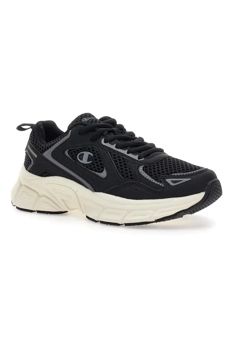 Sneakers nere in mesh traspirante Champion RT25 MESH [NERO] miniatura 2