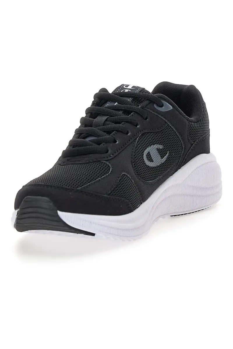 Sneakers nere in mesh traspirante Champion Syphon Mesh LU [NERO] miniatura 3