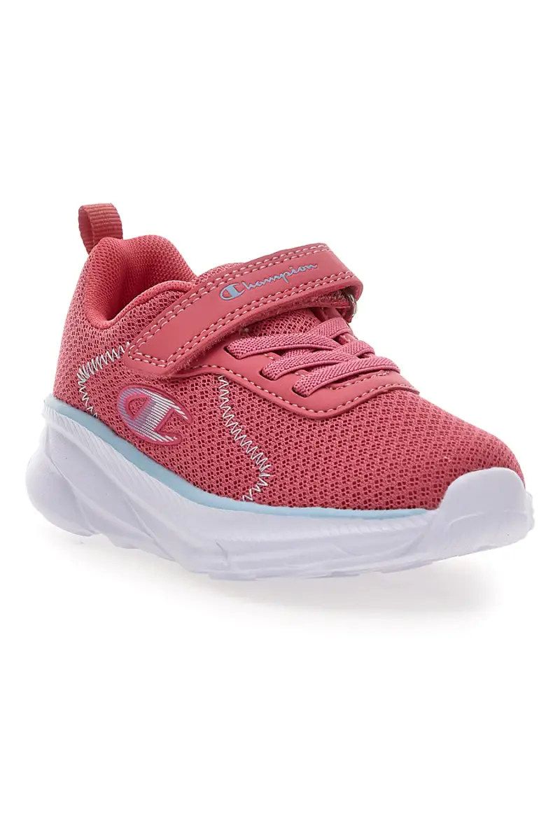 Sneakers rosa con chiusura a strappo Champion HRO J G TD Low Cut Shoe [ROSA] miniatura 2