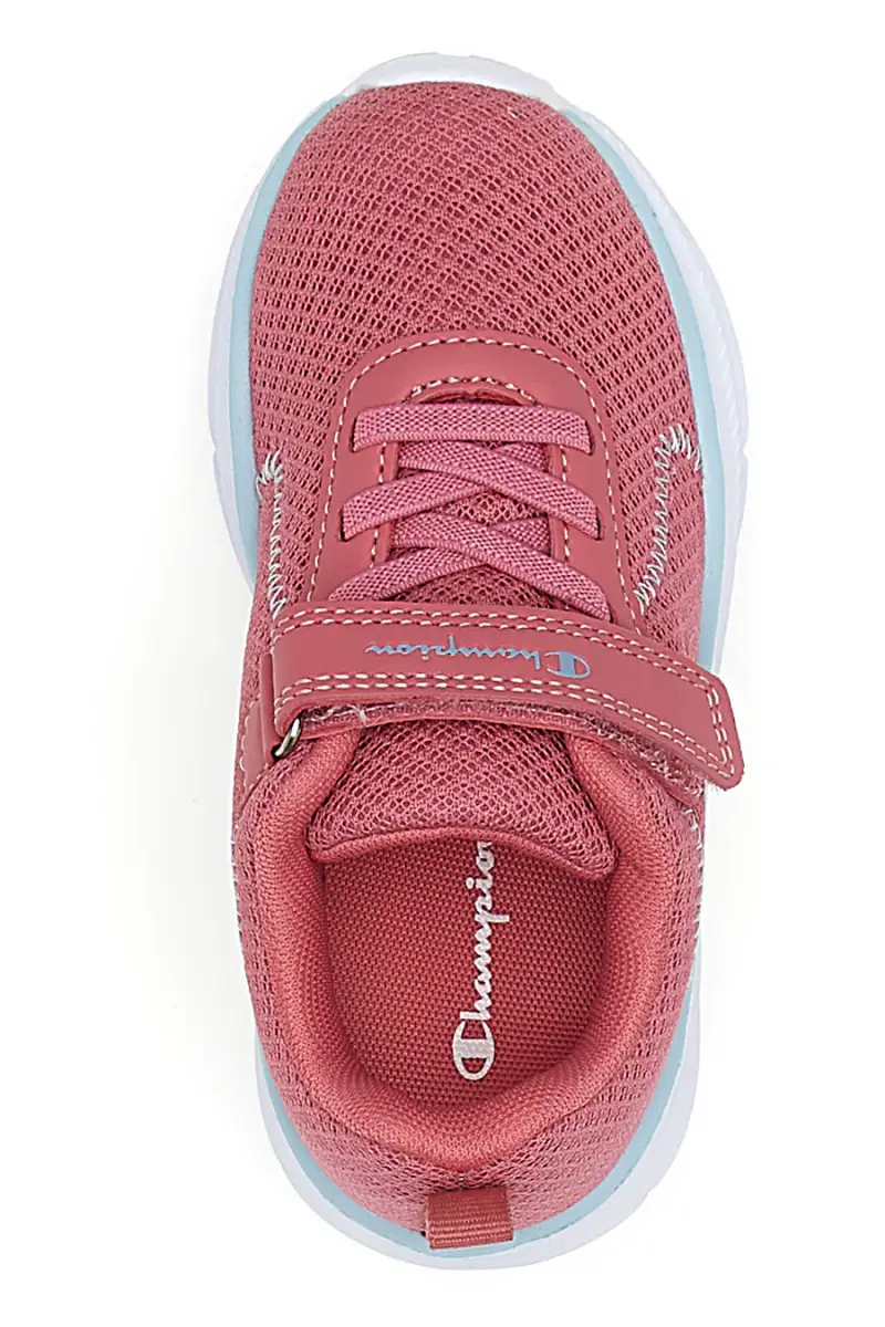 Sneakers rosa con chiusura a strappo Champion HRO J G TD Low Cut Shoe [ROSA] miniatura 3