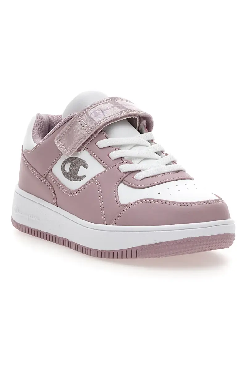 Sneakers rosa tomaia in materiale sintetico Champion Rd18 Low G Ps [BIANCO] miniatura 2