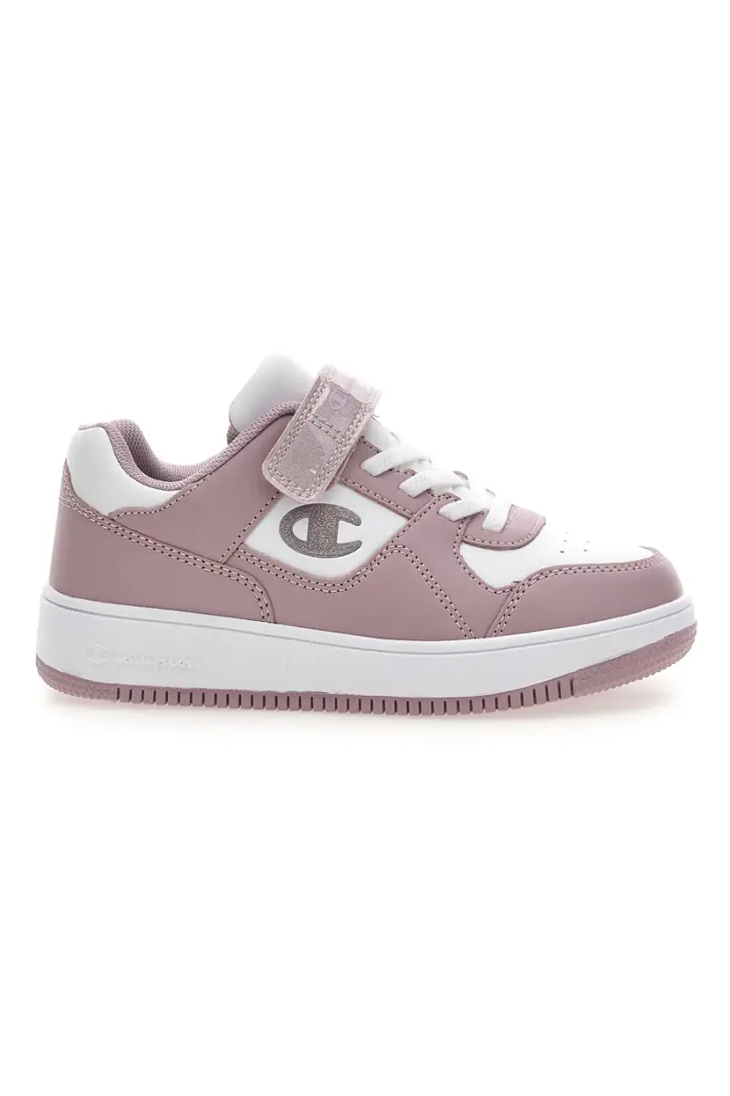 Sneakers rosa tomaia in materiale sintetico Champion Rd18 Low G Ps [BIANCO]