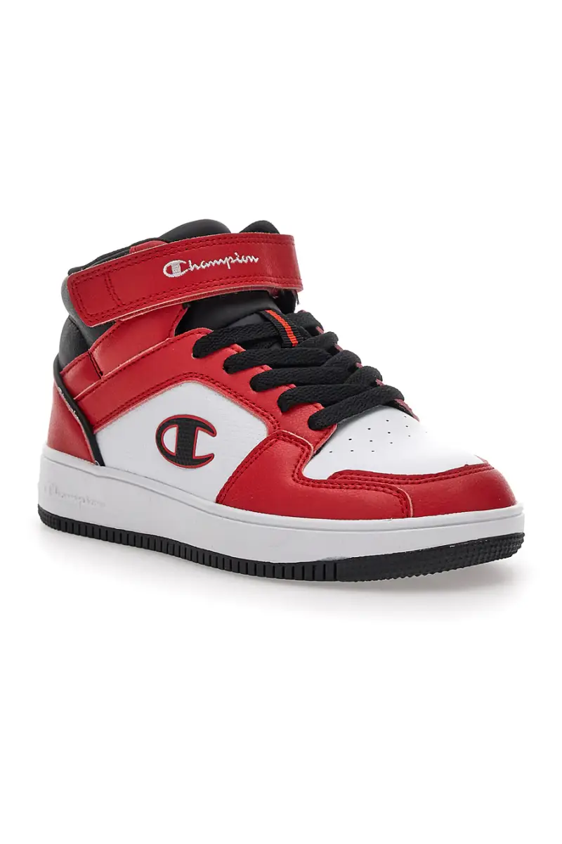 Sneakers Rosse e Bianche Champion Rebound 2 Mid B Gs [ROSSO miniatura 2