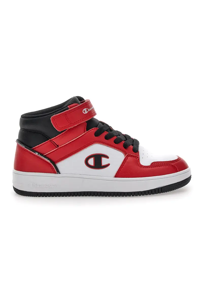 Sneakers Rosse e Bianche Champion Rebound 2 Mid B Gs [ROSSO