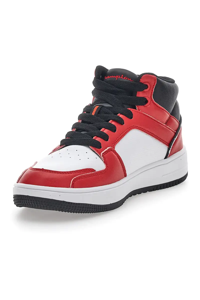 Sneakers Rosse e Bianche Champion Rebound 2 Mid [LAMB miniatura 3