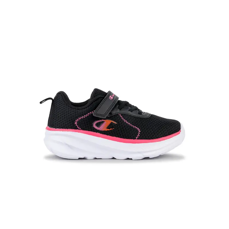 Sneakers running nere da bambina con logo laterale