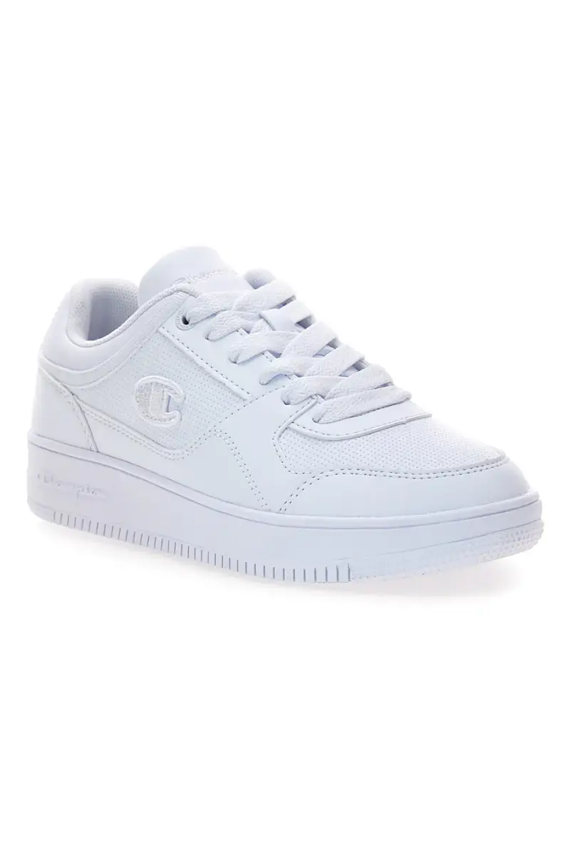 Sneakers total white stile tennis Champion RD18 Low [BIANCO] miniatura 2