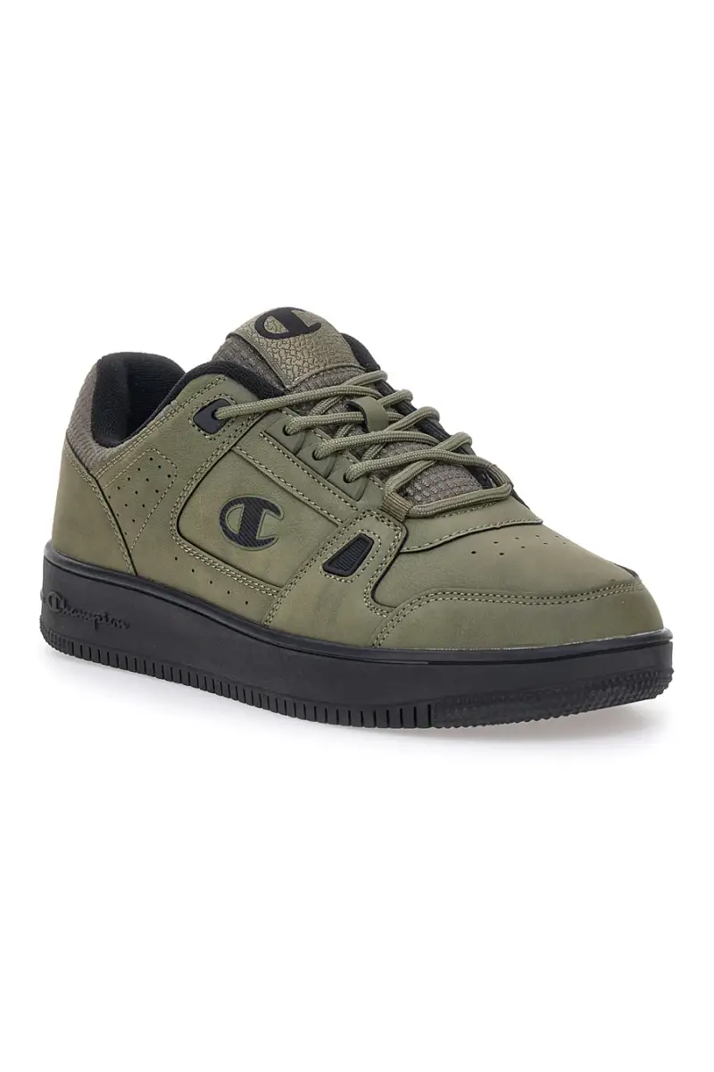 Sneakers verde militare con dettagli neri Champion RD18 LOW COMB [VERDE] miniatura 2