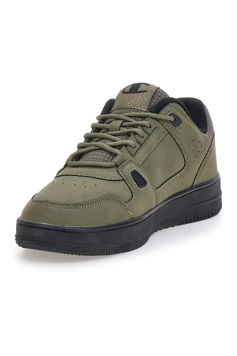 Sneakers verde militare con dettagli neri Champion RD18 LOW COMB [VERDE] miniatura 3