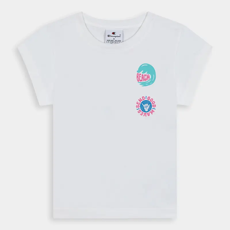 Champion T-shirt Bambina Bianco 2502063