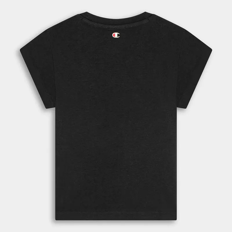 Champion T-shirt Bambina Nero 2502062 miniatura 2