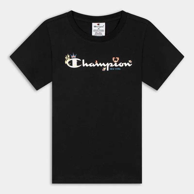Champion T-shirt Bambina Nero 2502281