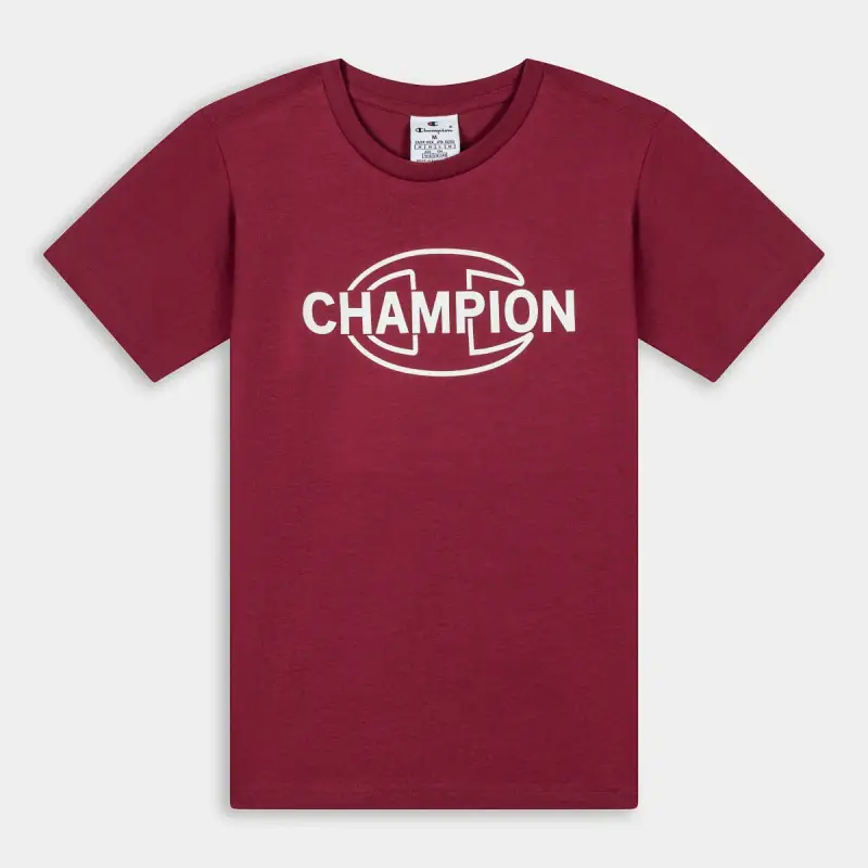 Champion T-shirt Bambino Bordeaux 2683541