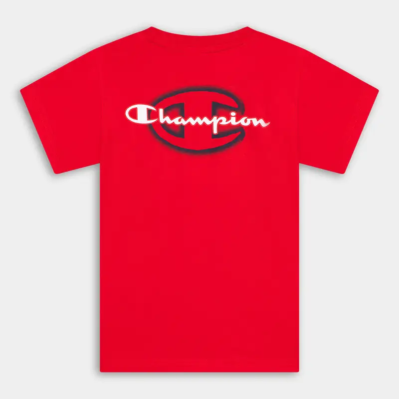 Champion T-shirt Bambino Rosso 2502054 miniatura 2