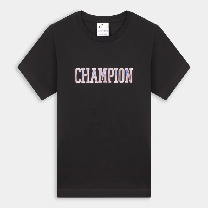Champion T-shirt Donna Nero 2850288