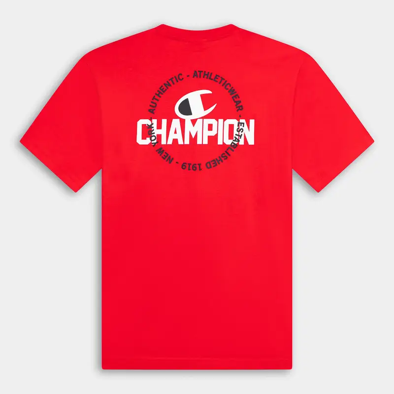 Champion T-shirt Uomo Rosso 2502044 miniatura 2