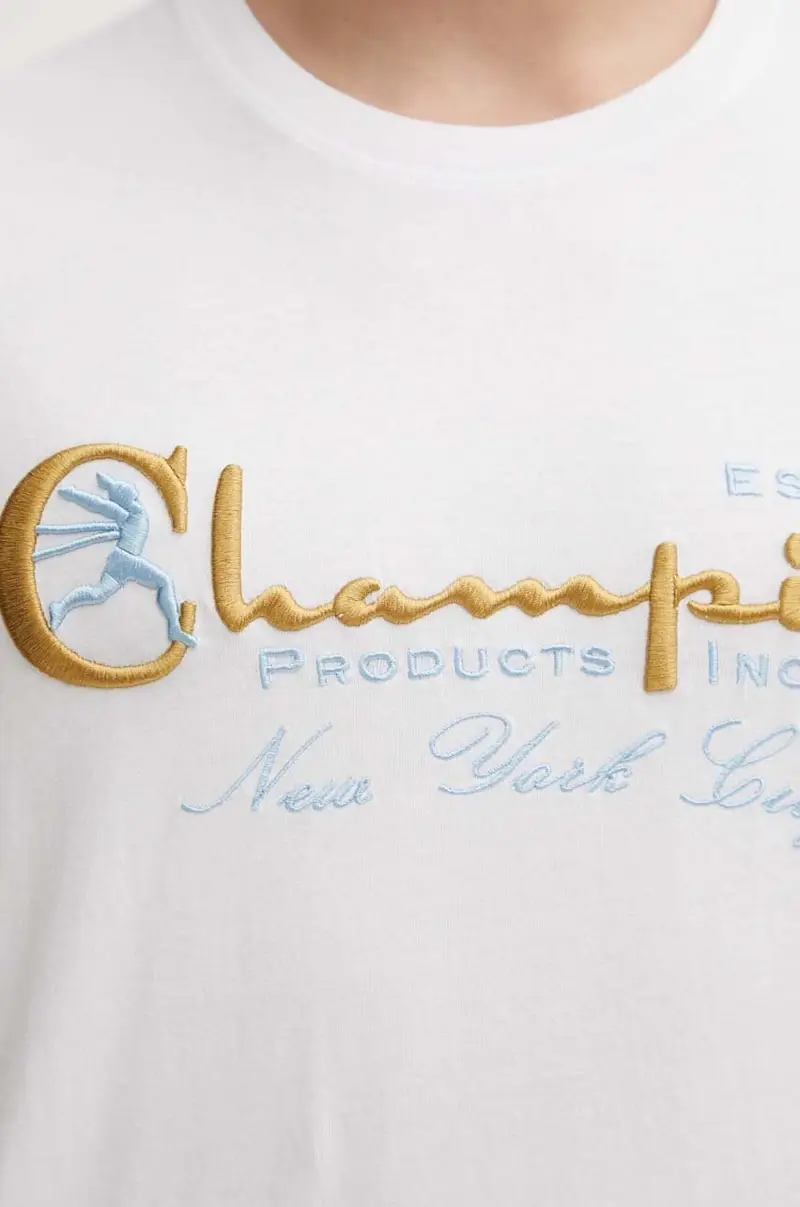Champion T-shirt Uomo Bianco 2885610 miniatura 5
