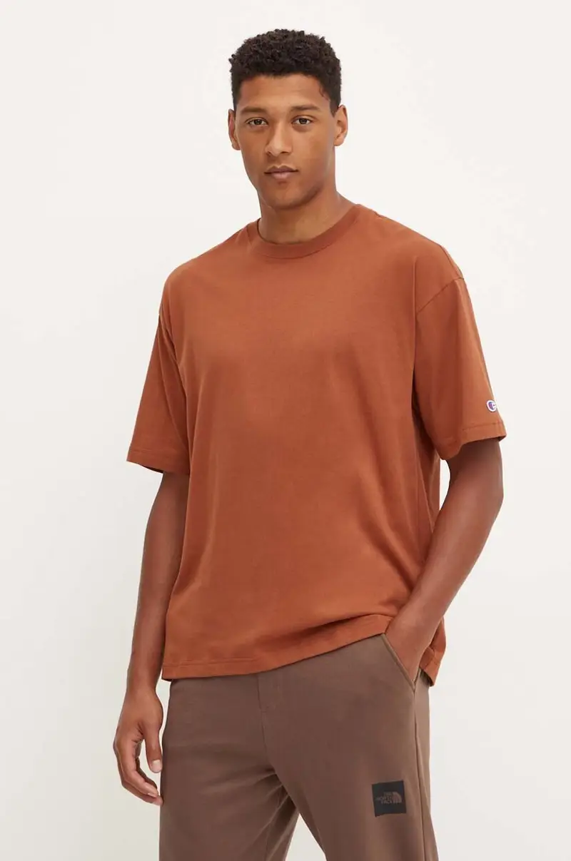 Champion T-shirt Uomo Marrone 2809034