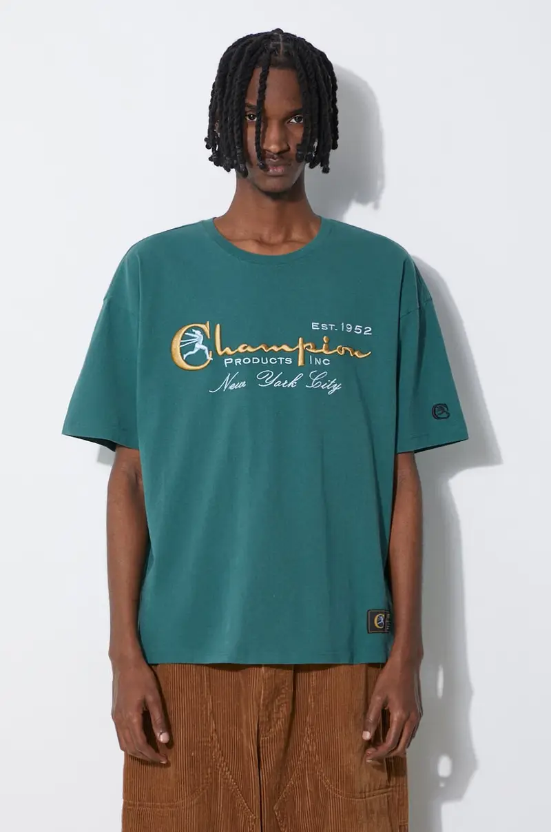 Champion T-shirt Uomo Verde 2260512