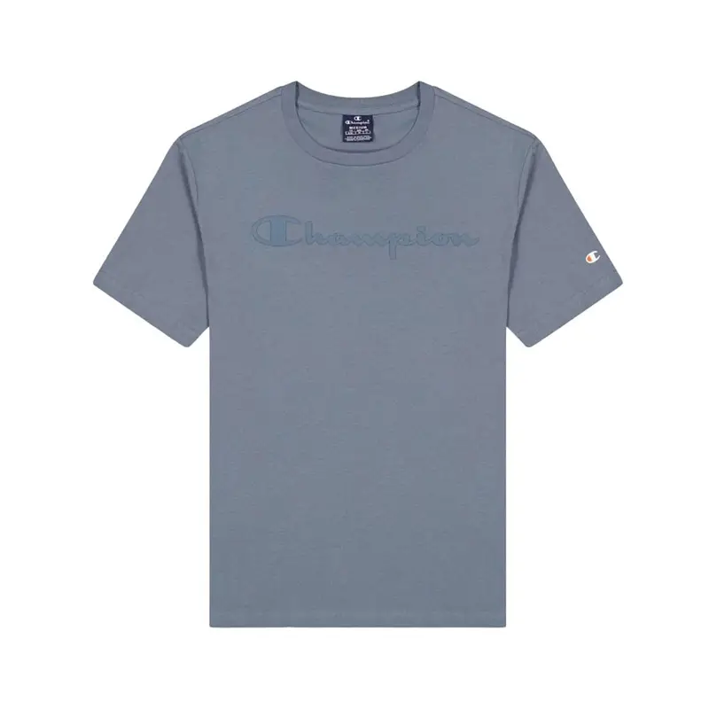 T-Shirt Logo Grande Grigio Uomo XL