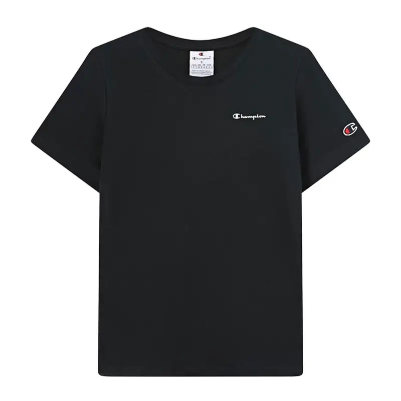 T-Shirt Logo Piccolo Nero Donna M