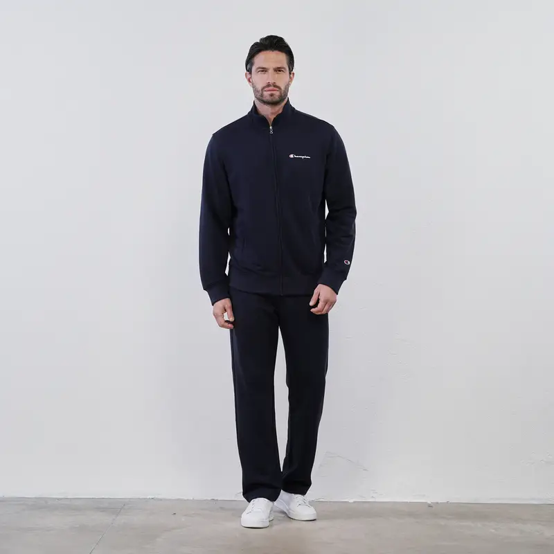 Tuta sportiva blu da uomo con logo