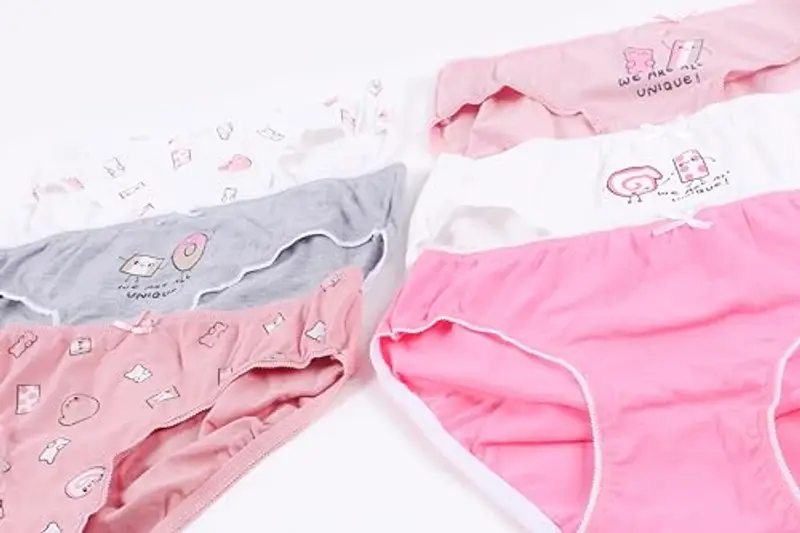 Channo Mutandine Bambina in Cotone, Ultra Morbide e Traspiranti, Confezione da 6, Frutta, 2 miniatura 3