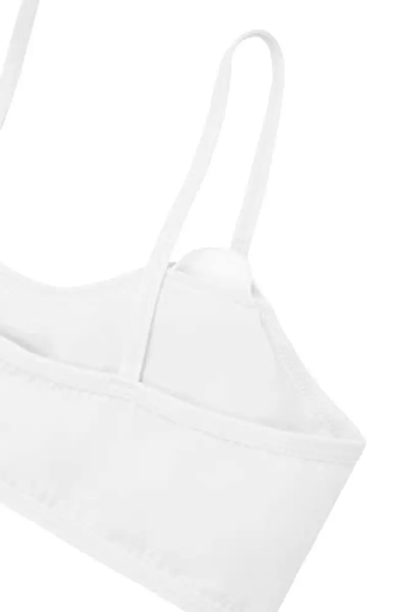 Channo Reggiseno Basic in Cotone per Ragazza, Senza Ferretto e con Imbottiture Rimovibili - Confezione da 6, Stelle, 12-14 Anni miniatura 2