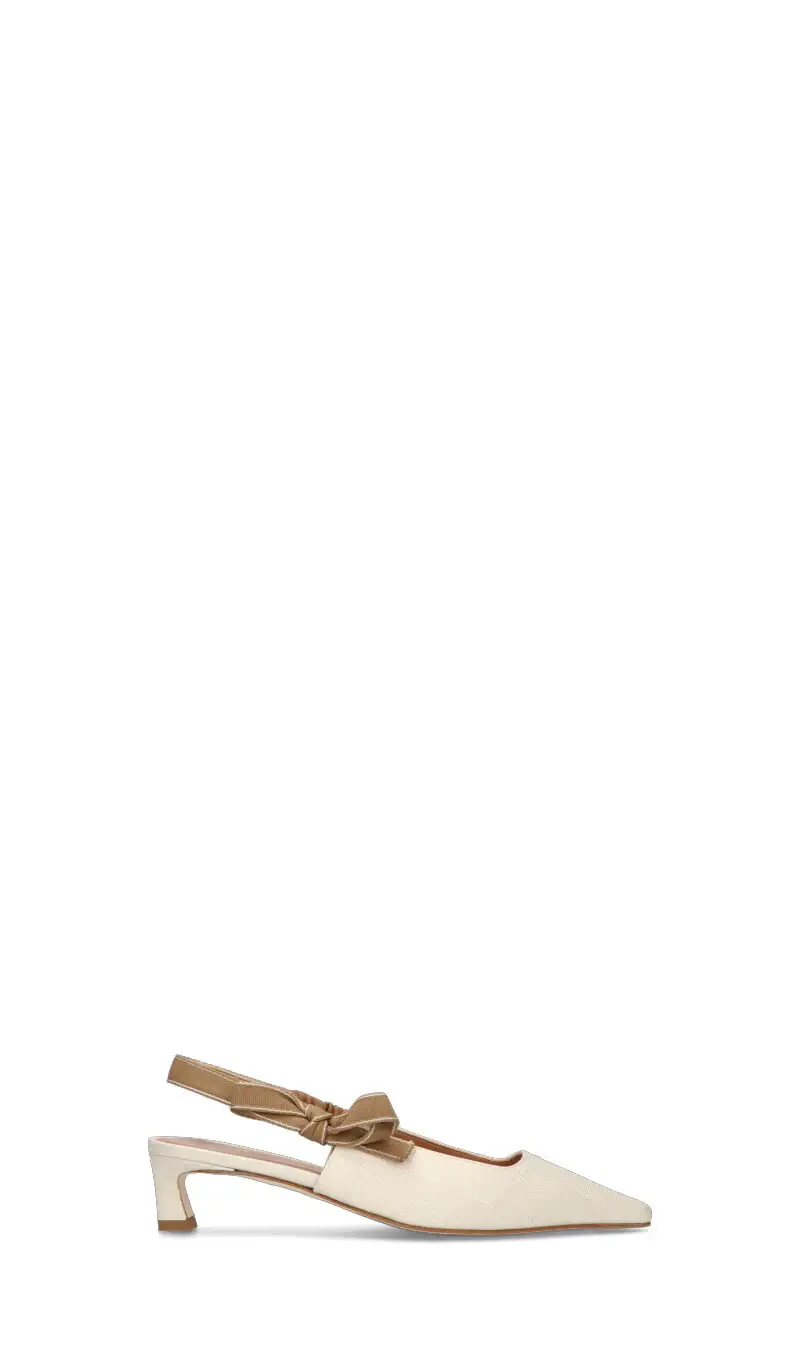 Slingback donna avorio Vario