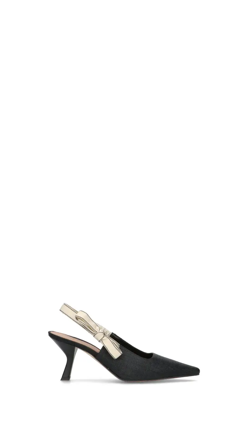 Slingback donna nera Vario