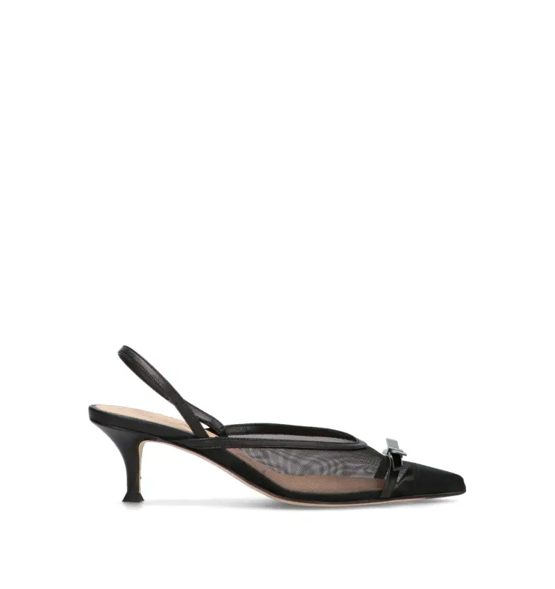 Slingback donna nera Vario