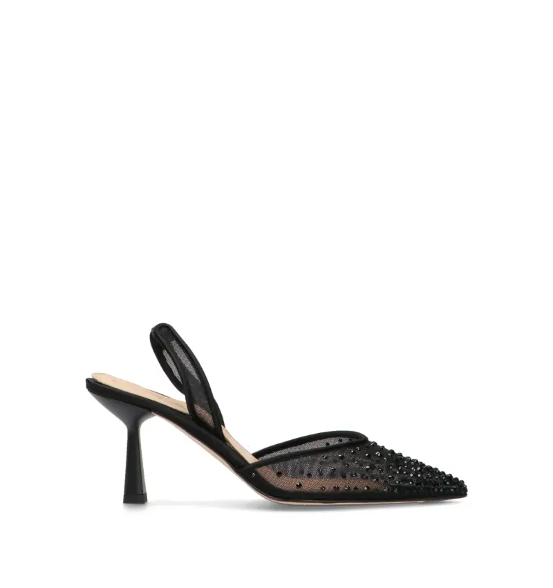 Slingback donna nera Vario