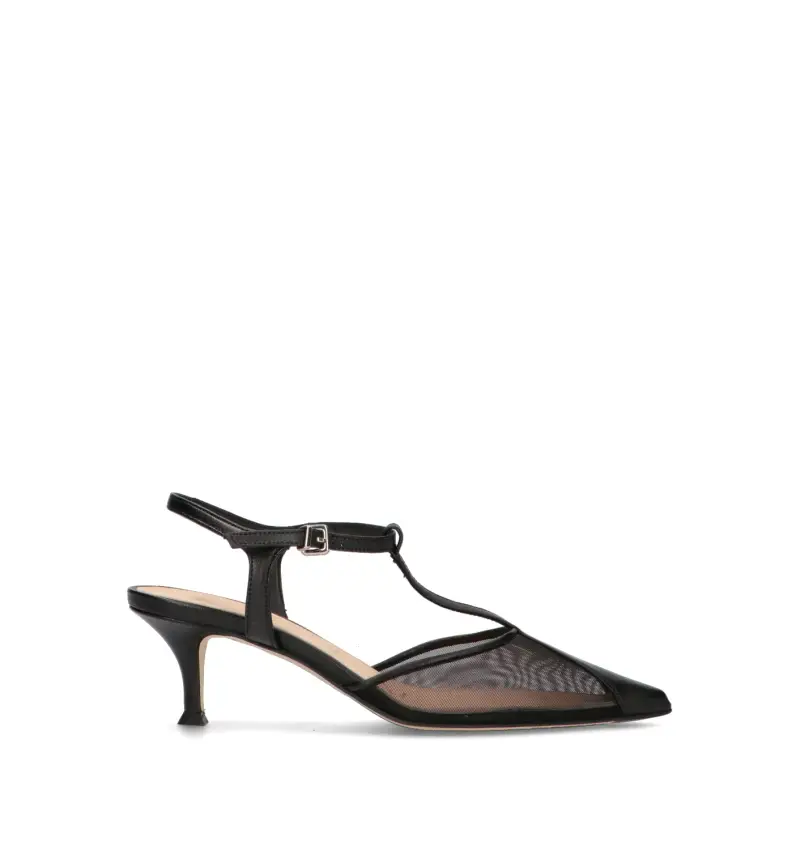 Slingback donna nera Vario